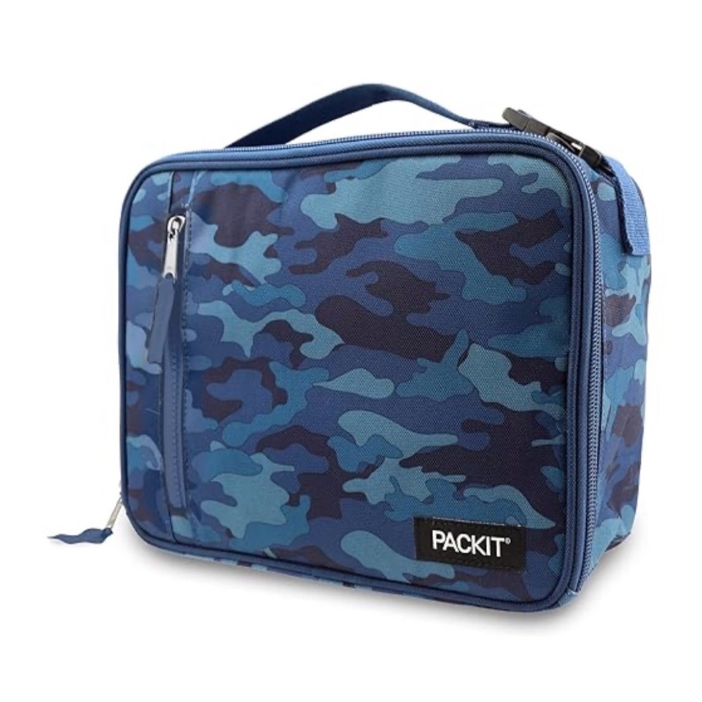 ✨$16✨NWT• PackIt Freezable Classic Lunch Box | Blue Camo